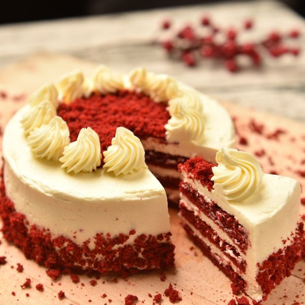 Red Velvet Cake: Moist and tender — treat yourself any time of day